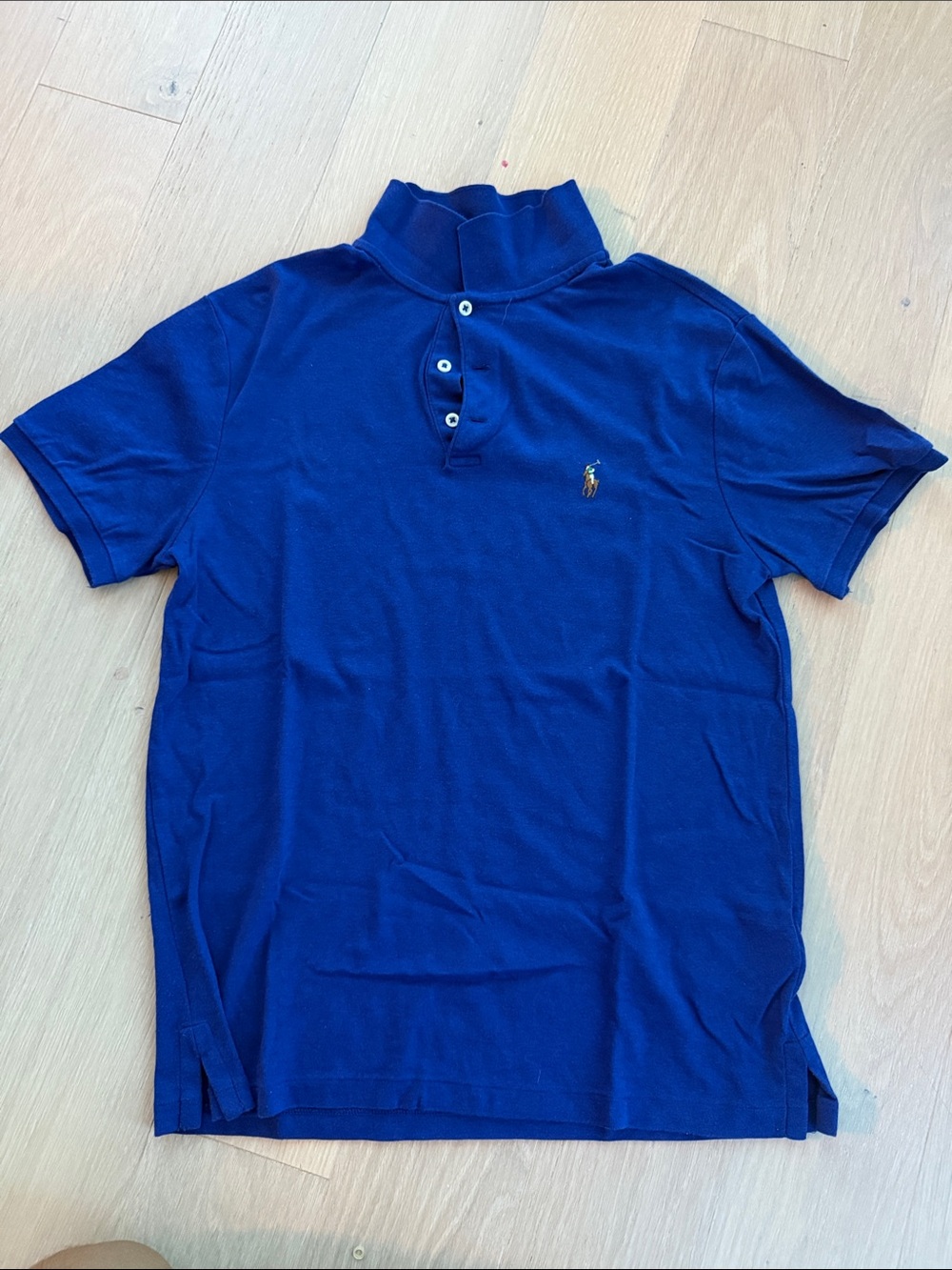 Polo by Ralph Lauren Short-Sleeve Polo in Royal Blue with Embroidered Pony